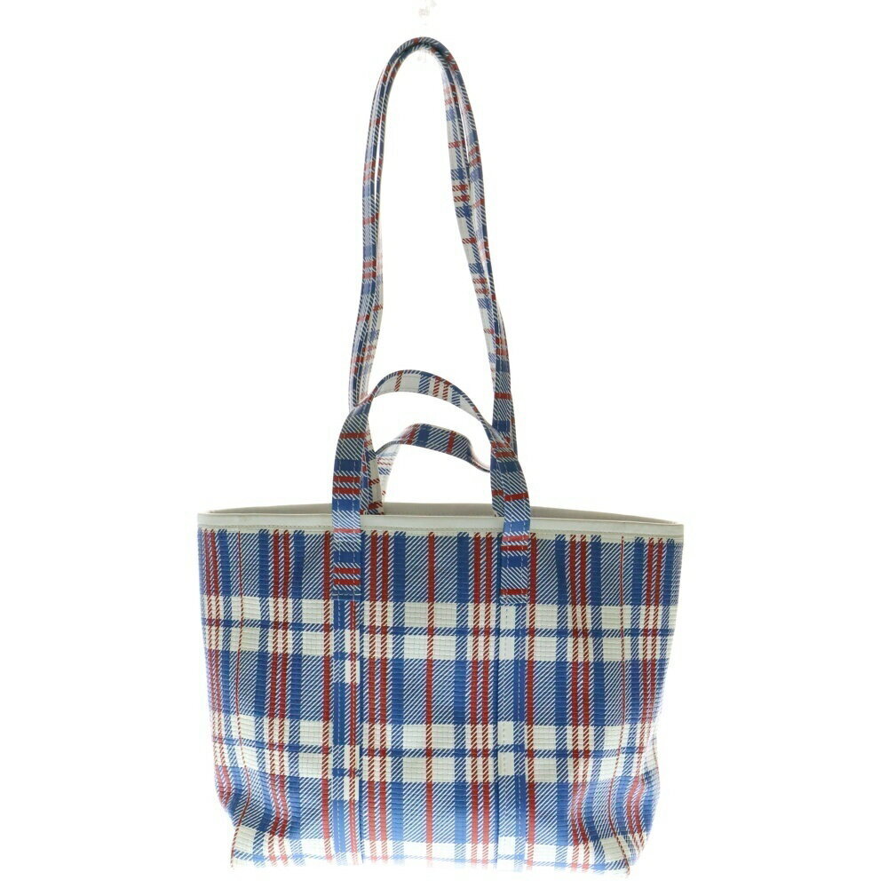 Balenciaga Red Multicolor Tote Edition Limited White Paris Blue Handbag Balbs - Picture 2 of 6